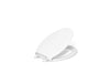 KOHLER K-24764-RL Rutledge Nightlight ReadyLatch Quiet-Close elongated toilet seat