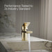 KOHLER K-24804-4N Parallel Low single-handle bathroom sink faucet, 0.5 gpm