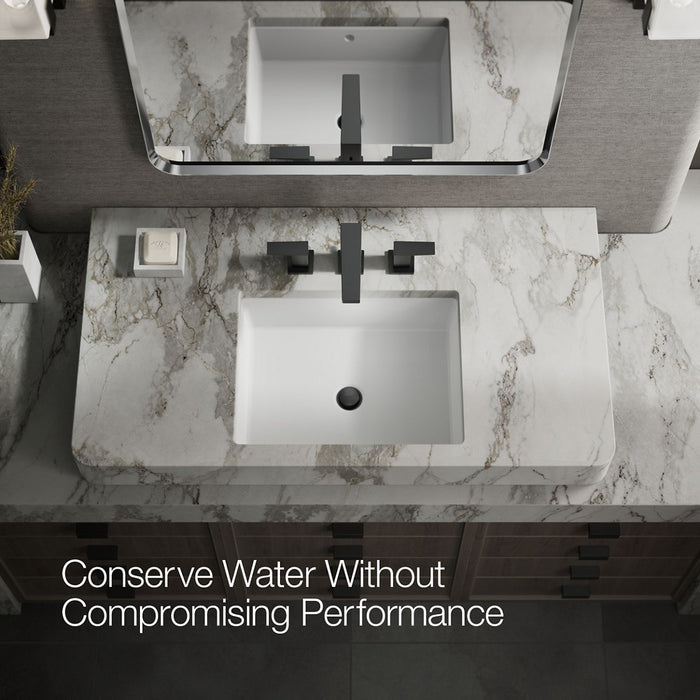 Kohler Honesty Widespread bathroom sink faucet, 0.5 gpm