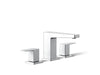 Kohler Honesty Widespread bathroom sink faucet, 0.5 gpm