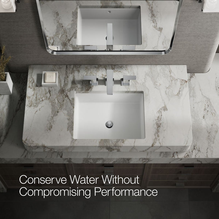Kohler Honesty Widespread bathroom sink faucet, 0.5 gpm