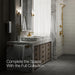 Kohler Honesty Widespread bathroom sink faucet, 0.5 gpm