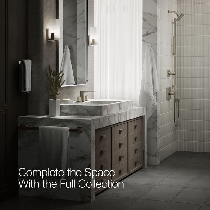 KOHLER K-24857-4 Honesty Widespread bathroom sink faucet, 0.5 gpm