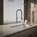 KOHLER K-24982 Purist Semi-professional kitchen sink faucet with three-function sprayhead, polished chrome - view 3
