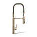 KOHLER K-24982 Purist Semi-professional kitchen sink faucet with three-function sprayhead, vibrant brushed bronze - view 4