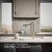 KOHLER Purist Semi-professional kitchen sink faucet with three-function sprayhead