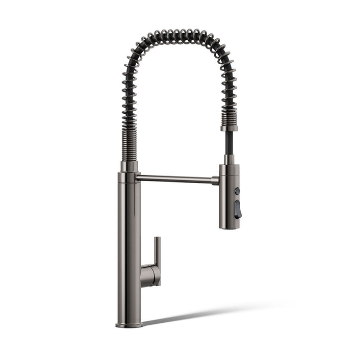 KOHLER K-24982 Purist Semi-professional kitchen sink faucet with three-function sprayhead