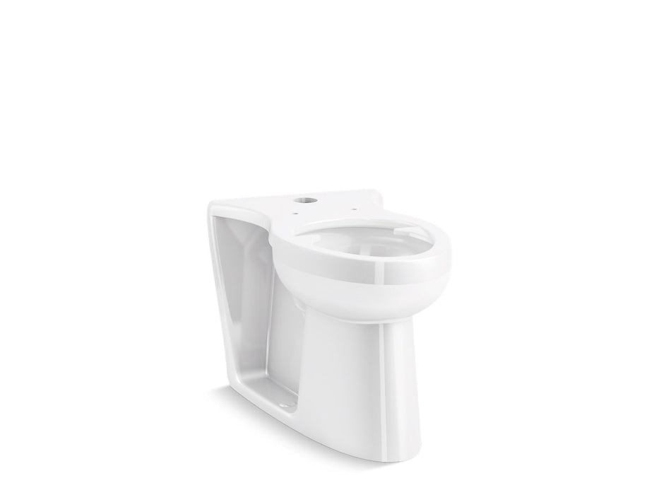 KOHLER K-25042-SSL Modflex Floor-mount top spud flushometer bowl with bedpan lugs