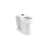 KOHLER K-25042-SSL Modflex Floor-mount top spud flushometer bowl with bedpan lugs, white