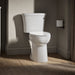 KOHLER K-25077-SSRA Kingston Two-piece elongated toilet, 1.28 gpf