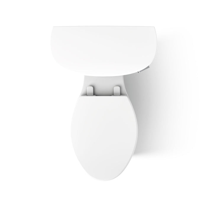 KOHLER K-25077-SSRA Kingston Two-piece elongated toilet, 1.28 gpf