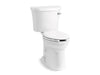 KOHLER K-25077-SSRA Kingston Two-piece elongated toilet, 1.28 gpf