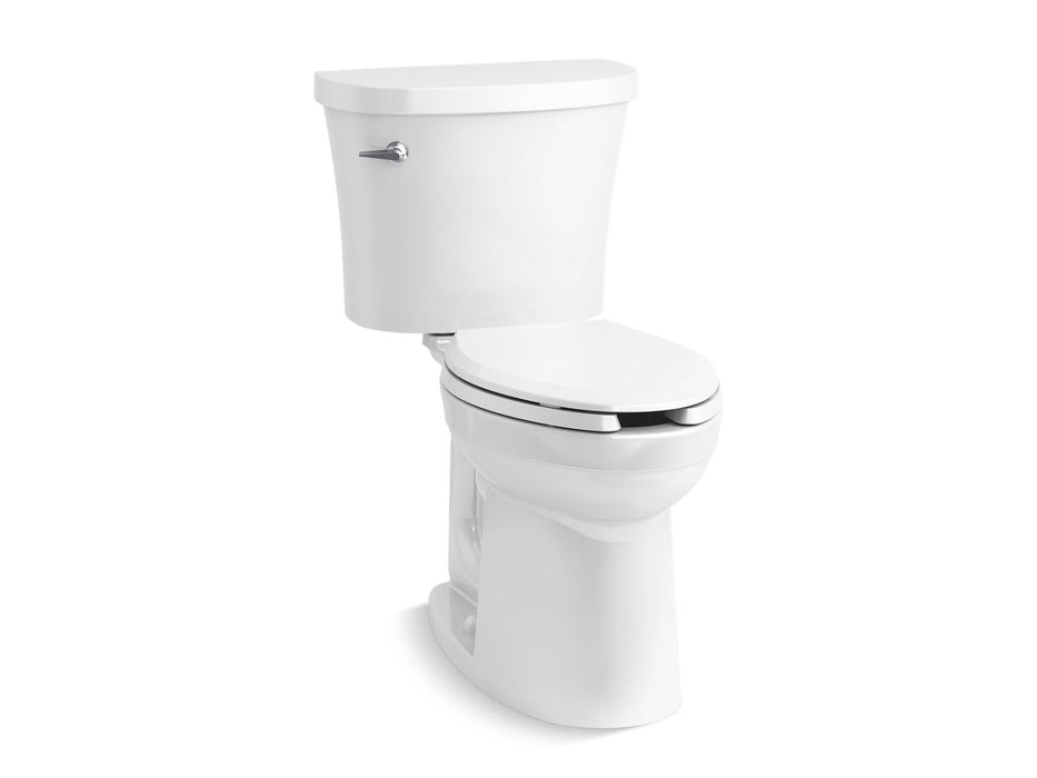 KOHLER K-25077-SST Kingston Two-piece elongated toilet, 1.28 gpf