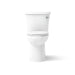 KOHLER K-25077-RA Kingston Two-piece elongated toilet, 1.28 gpf - White