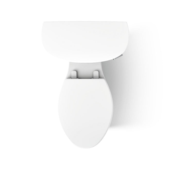 KOHLER K-25077-SSTR Kingston Two-piece elongated toilet, 1.28 gpf, white - view 5