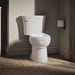 KOHLER K-25087 Kingston Two-piece Elongated Toilet, 1.28 GPF, left - view 4