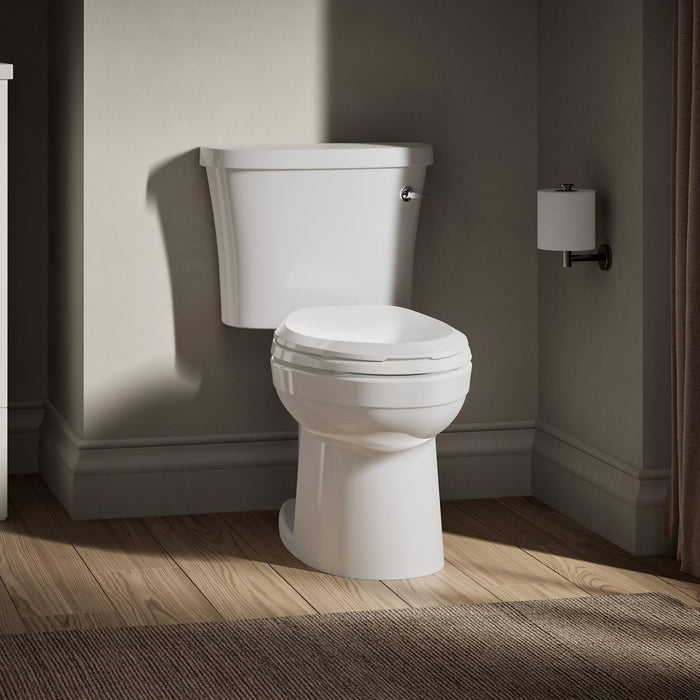 KOHLER K-25087 Kingston Two-piece Elongated Toilet, 1.28 GPF, right - view 4