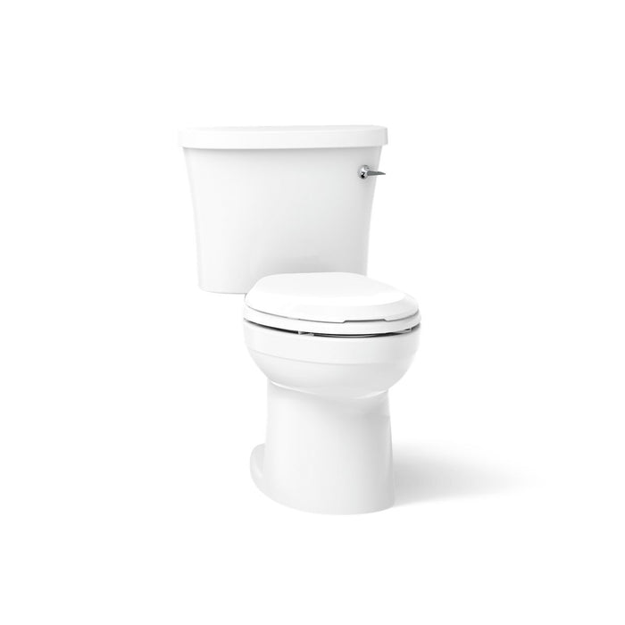 KOHLER K-25087-RA Kingston Two-piece elongated toilet, 1.28 gpf - White