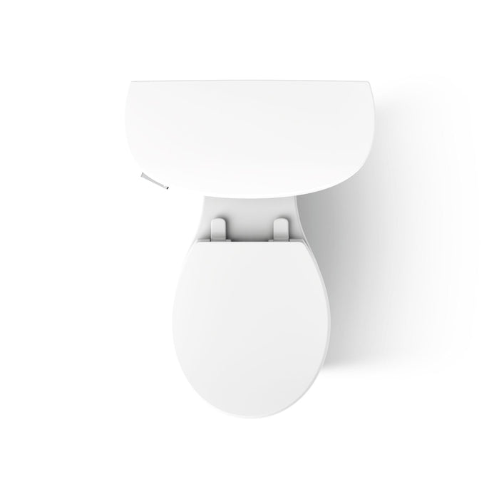 KOHLER K-25097-SST Kingston Two-piece round-front toilet, 1.28 gpf