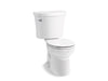 KOHLER K-25097-SS Kingston Two-piece round-front toilet, 1.28 gpf