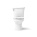 KOHLER K-25097 Kingston Two-piece Round-front Toilet, 1.28 GPF, left - view 2
