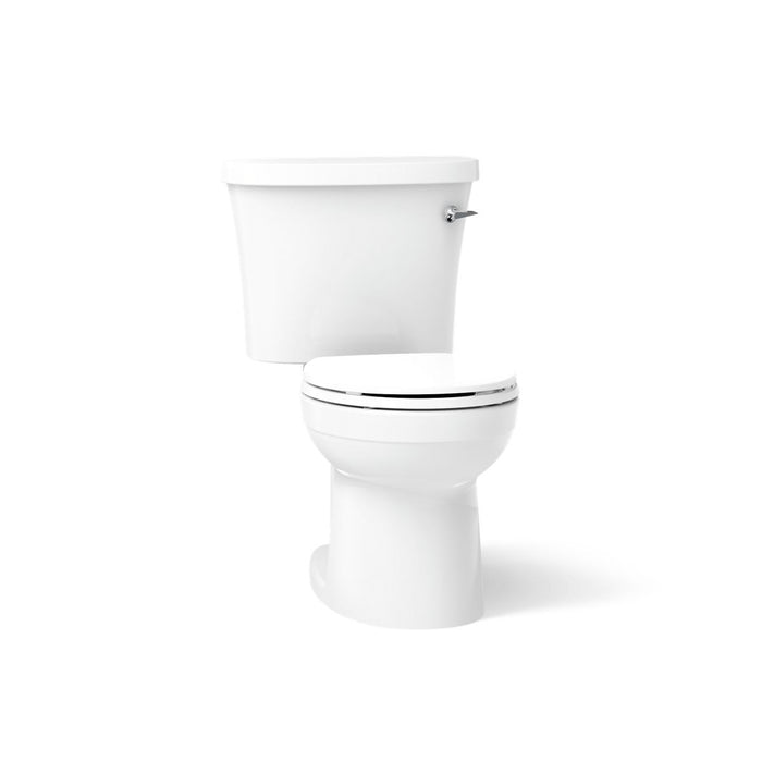 KOHLER K-25097-RA Kingston Two-piece round-front toilet, 1.28 gpf - White