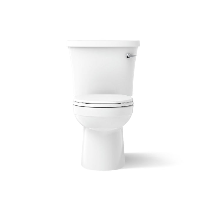 KOHLER K-25097-RA Kingston Two-piece round-front toilet, 1.28 gpf - White