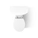 KOHLER K-25097-SSTR Kingston Two-piece round-front toilet, 1.28 gpf, white - view 4