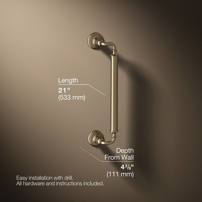 3/4 view of product with dimensions