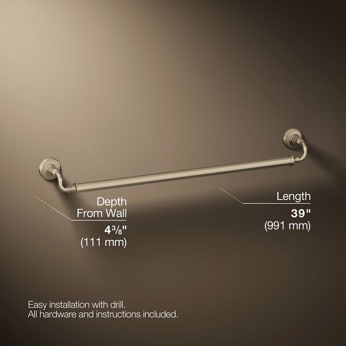 3/4 view of product with dimensions