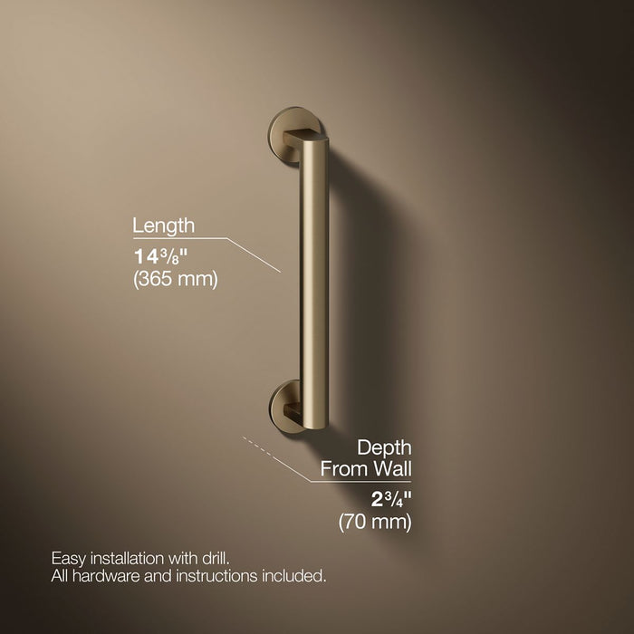 3/4 view of product with dimensions