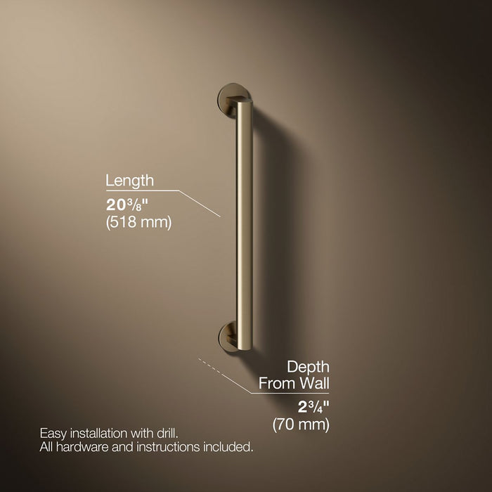 3/4 view of product with dimensions