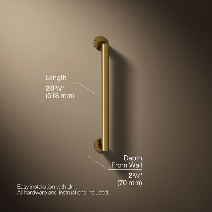 3/4 view of product with dimensions