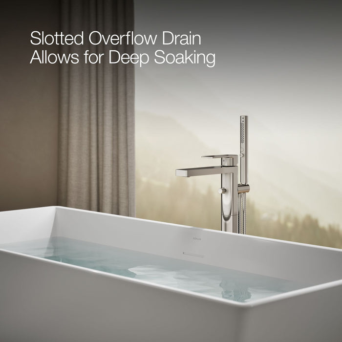 KOHLER K-25164 Evok 66" x 30" Freestanding Bath