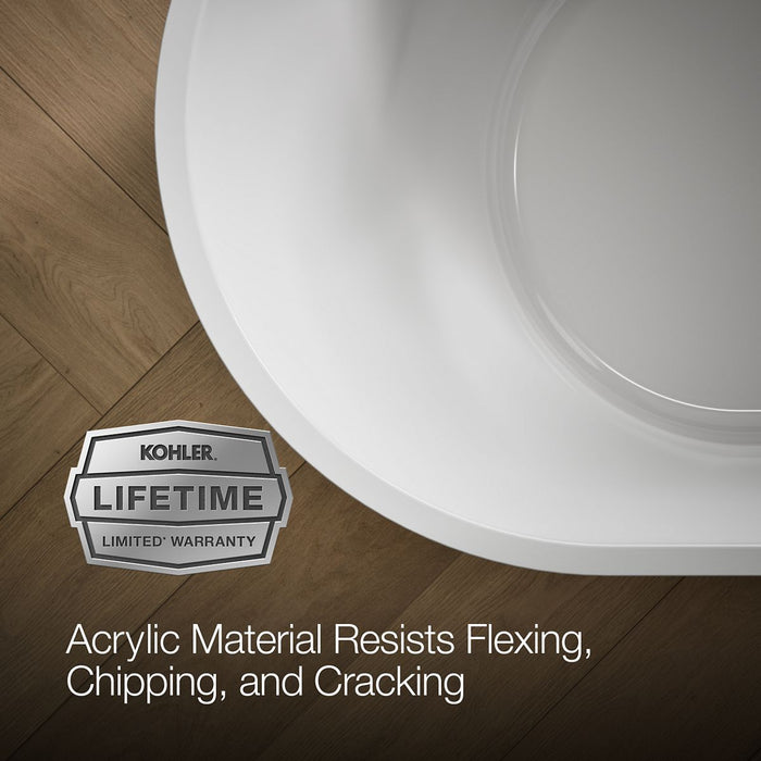 KOHLER K-25165 Evok 66" x 30" freestanding bath