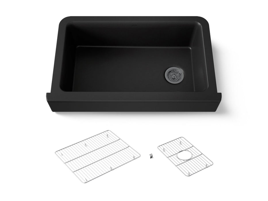 KOHLER K-25784 Cairn Undermount single-bowl farmhouse kitchen sink