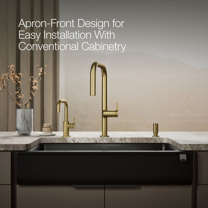 Kohler Cairn Undermount single-bowl farmhouse kitchen sink