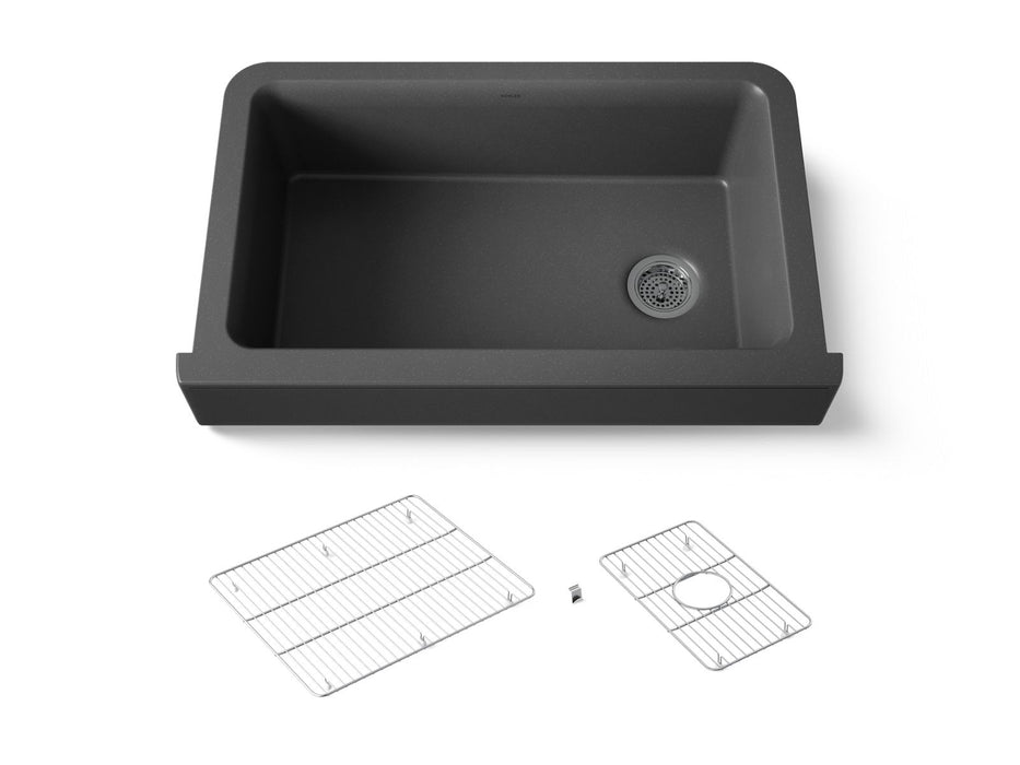 KOHLER K-25784 Cairn Undermount single-bowl farmhouse kitchen sink