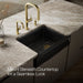 Kohler Cairn 29-3/4" undermount single-bowl farmhouse kitchen sink with short apron