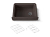 Kohler Cairn 29-3/4" undermount single-bowl farmhouse kitchen sink with short apron