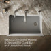 KOHLER K-25786 Cairn 34" undermount single-bowl farmhouse kitchen sink, matte grey - view 5