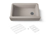 Kohler Cairn 34" undermount single-bowl farmhouse kitchen sink