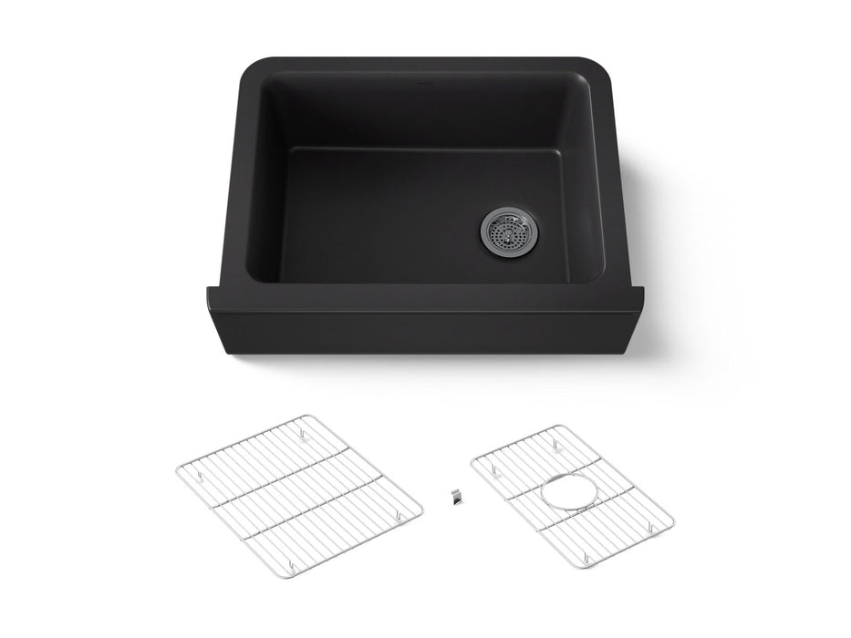 KOHLER K-25787 Cairn 29-11/16" undermount single-bowl farmhouse kitchen sink