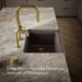 Kohler Cairn 29-11/16" undermount single-bowl farmhouse kitchen sink