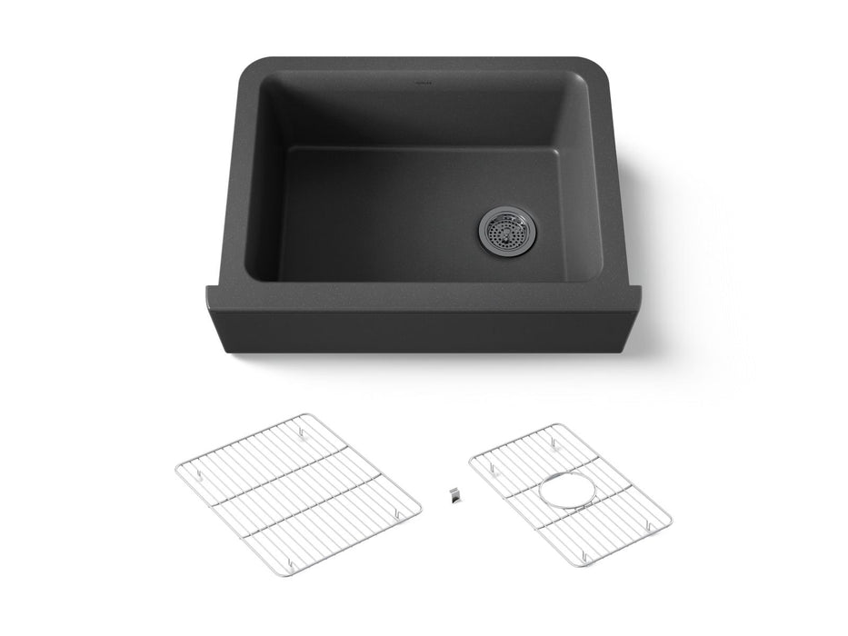 Kohler Cairn 29-11/16" undermount single-bowl farmhouse kitchen sink