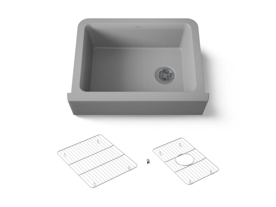 Kohler Cairn 29-11/16" undermount single-bowl farmhouse kitchen sink