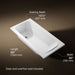 Kohler Avec 60" x 30" drop-in bath