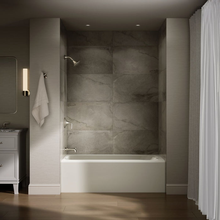 Kohler Avec 60" x 30" alcove bath, left drain