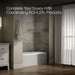 Kohler Avec 60" x 30" alcove bath, left drain