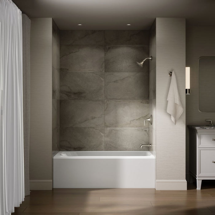 Kohler Avec 60" x 30" alcove bath, right drain